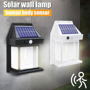 Solar Outdoor Wall Light with Motion Sensor