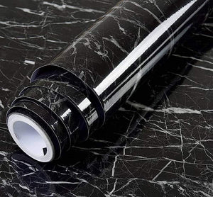 Self Adhesive Black Marble Sheet