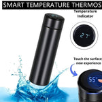 Smart Vacuum Insulated Water Bottle with LED Temperature Display.